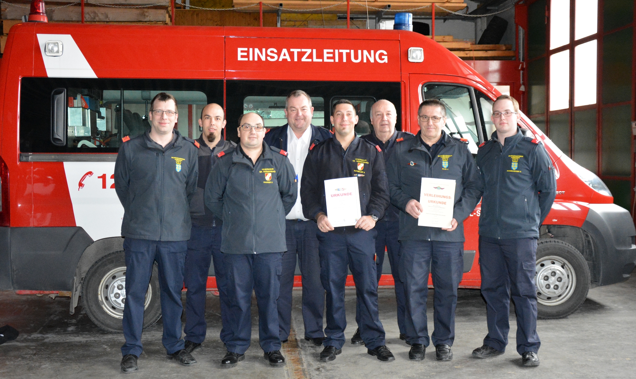 Bewerterverdienstabzeichen In Silber Für BSB Johann Raab - Feuerwehr ...